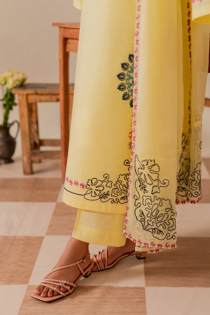 Inaya - 3pc - Butter Yellow - Noura Retail