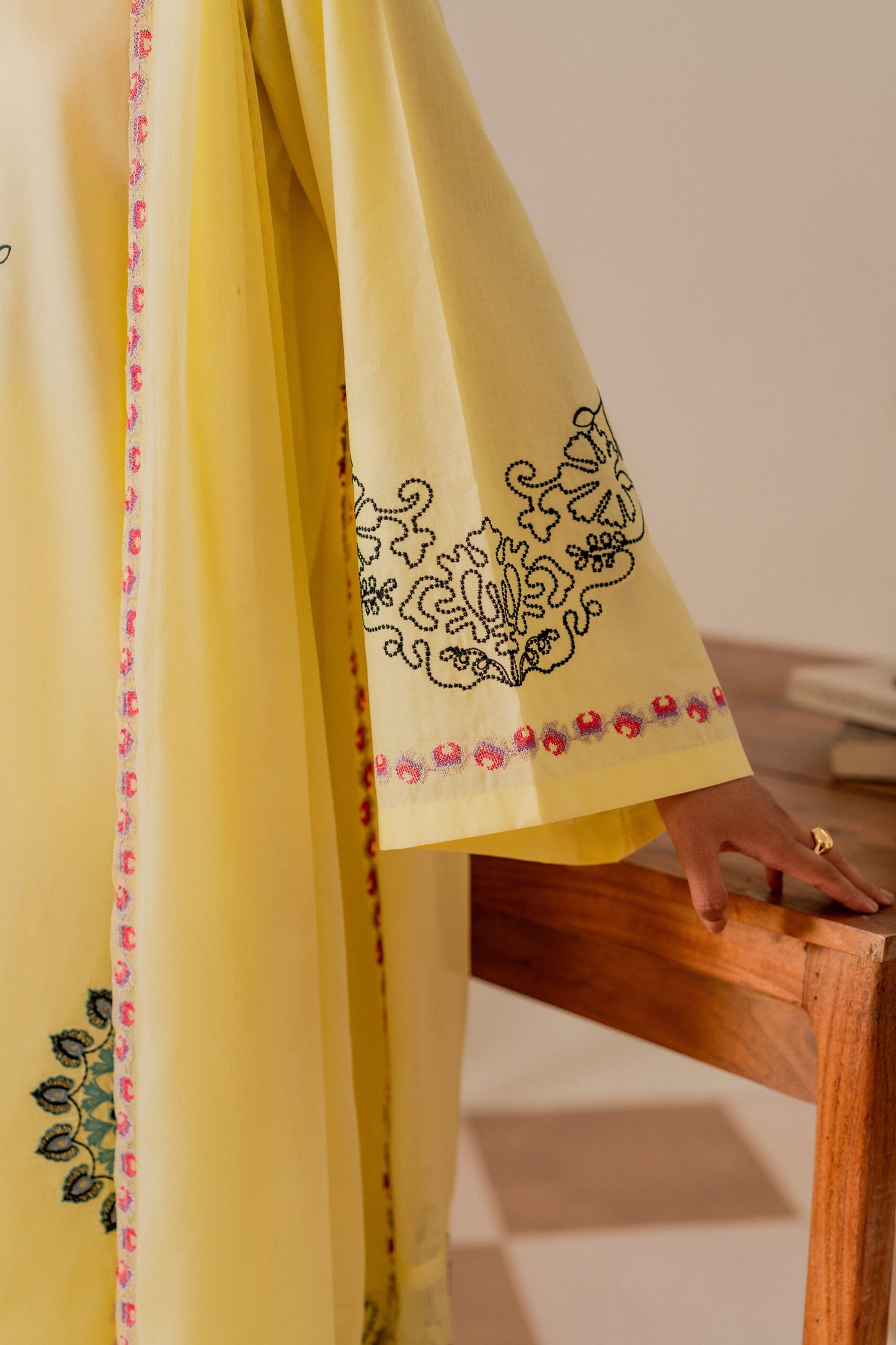 Inaya - 3pc - Butter Yellow - Noura Retail