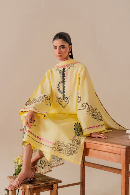 Inaya - 3pc - Butter Yellow - Noura Retail