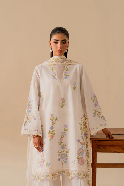 Chambeli - 3pc - White - Noura Retail