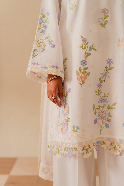 Chambeli - 3pc - White - Noura Retail