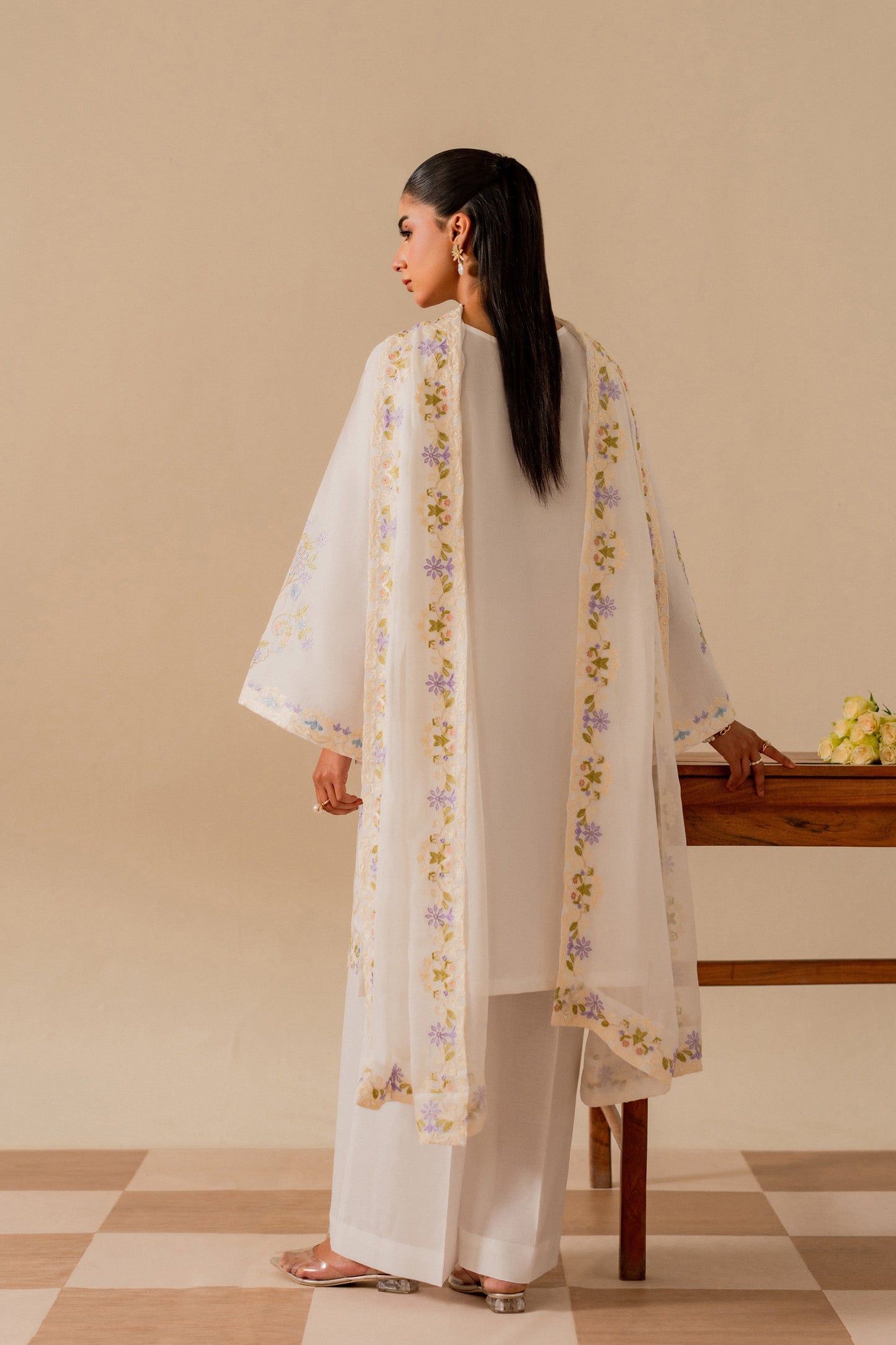 Chambeli - 3pc - White - Noura Retail