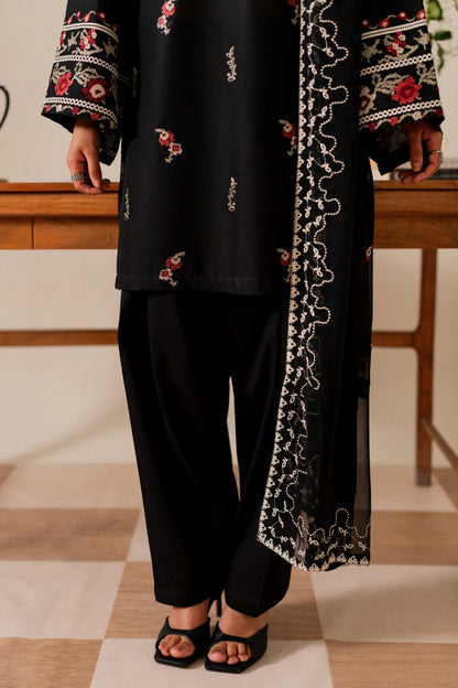 Sitara - 3pc - Black - Noura Retail