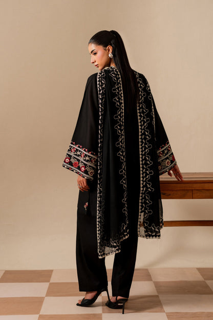 Sitara - 3pc - Black - Noura Retail