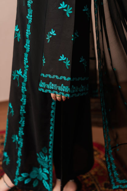 Gulnoor - 3pc - Black - Noura Retail
